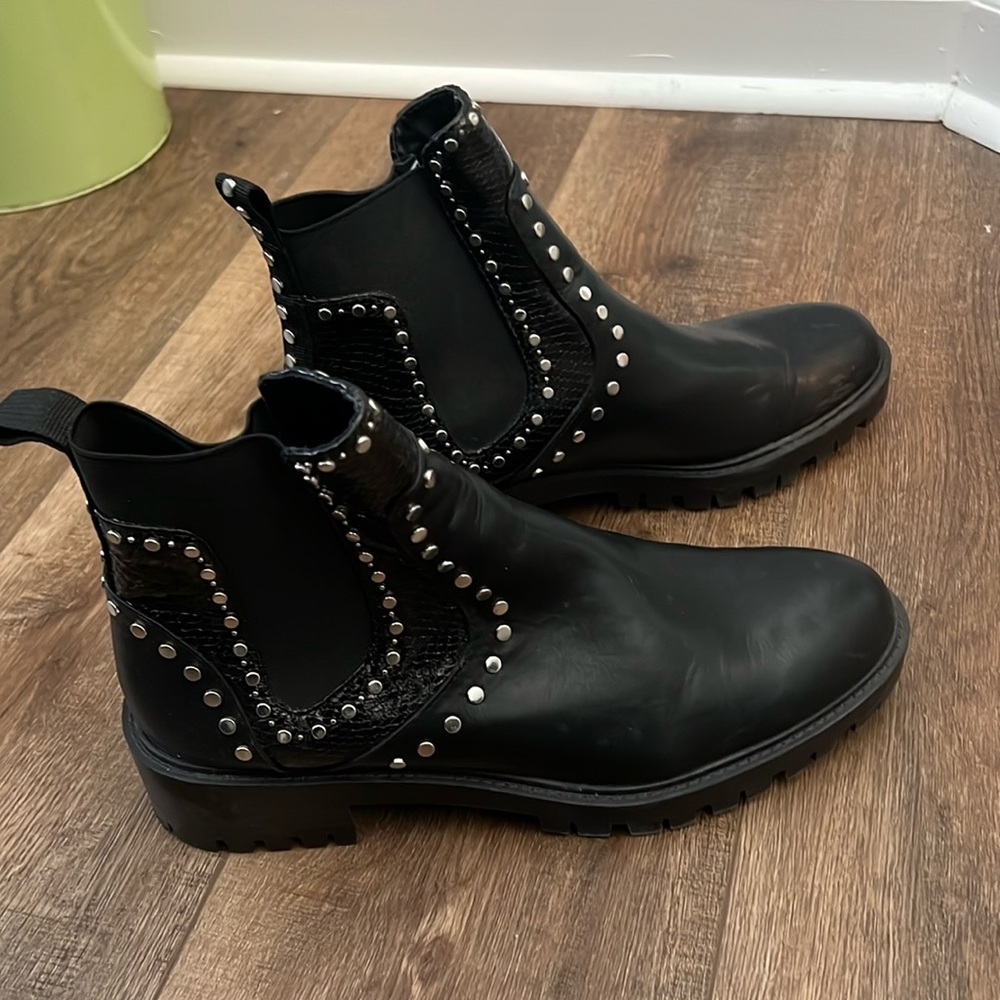 Zara studded ankle boots